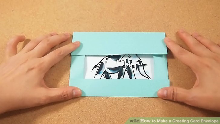 Image titled Make a Greeting Card Envelope Step 3 preview